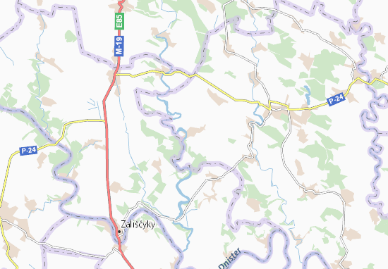 Mapa Bil&#x27;che-Zolote