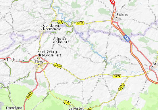 Mapa Sainte-Honorine-la-Guillaume