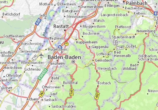 Mapa Ebersteinburg