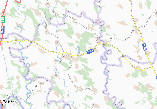 Karte Stadtplan Mushkativka