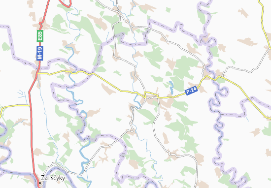 Mapa Verkhnyakivtsi