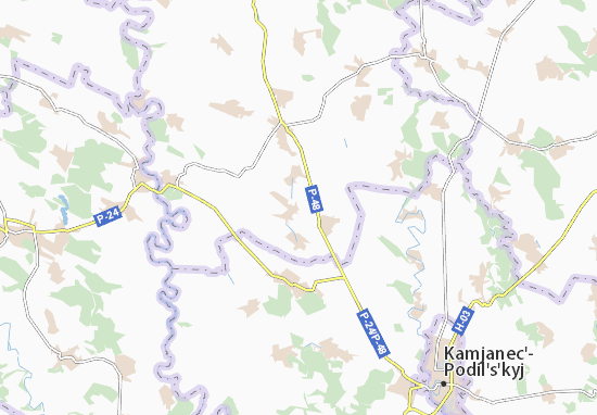 Kaart Plattegrond Kochubeiv