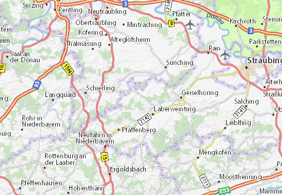 MICHELIN-Landkarte Graßlfing - Stadtplan Graßlfing - ViaMichelin