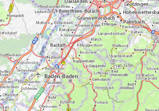 Mapa Bischweier