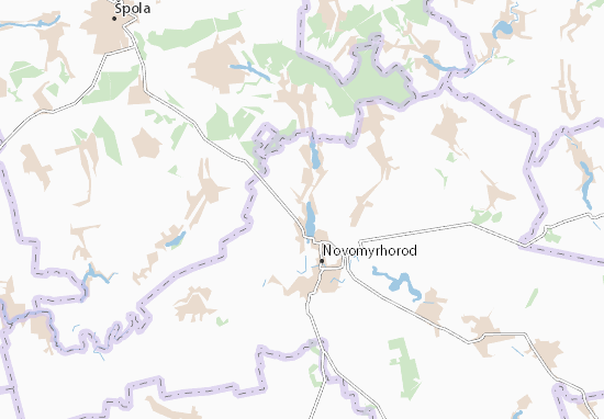 Mapa Lystopadove