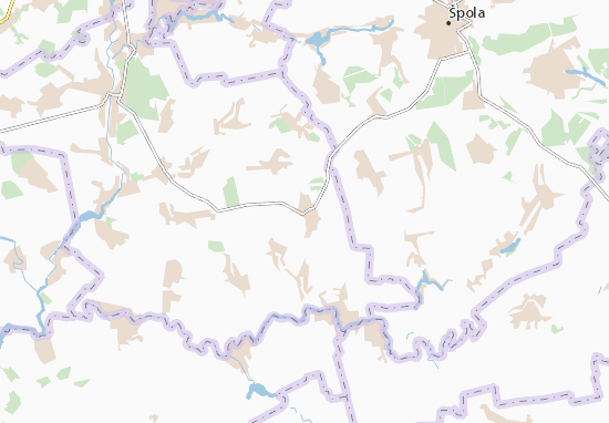 Karte Stadtplan Mokra Kalyhirka