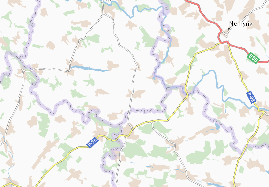 Velyka Vulyha Map