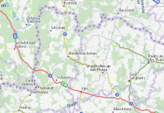 Mapa Rohrbach