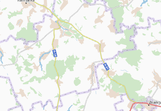 Mapa Yasynove