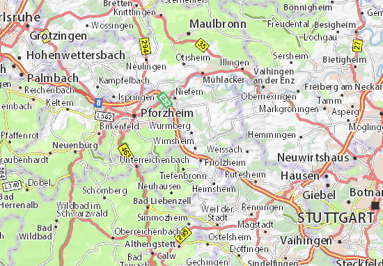 Mapa Wurmberg