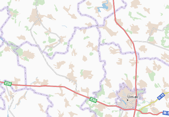 Karte Stadtplan Penizhkove
