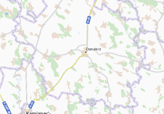 Mapa Sichyntsi