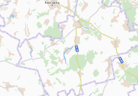 Mapa Bovtyshka