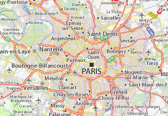 Mapa Paris 08
