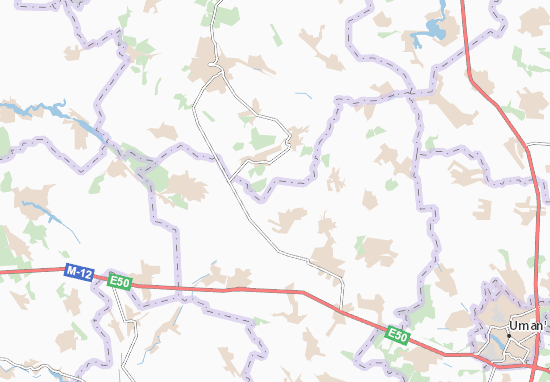 Karte Stadtplan Viktorivka