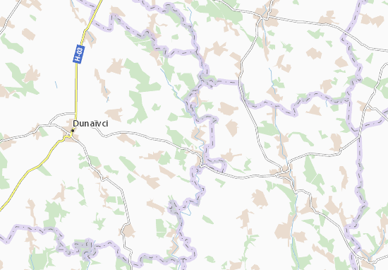 Kaart Plattegrond Velyka Kuzheleva