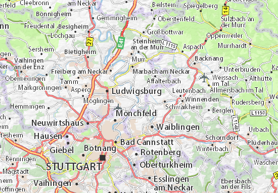 MICHELIN-Landkarte Hochberg - Stadtplan Hochberg - ViaMichelin