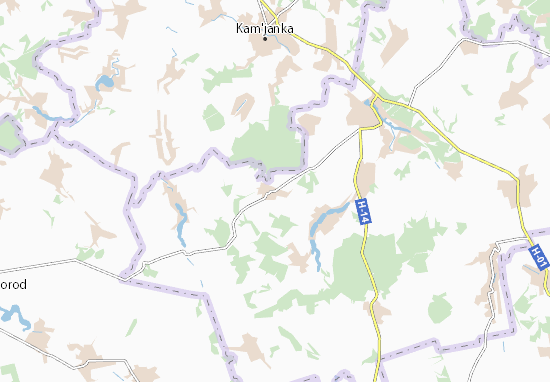 Karte Stadtplan Holykove