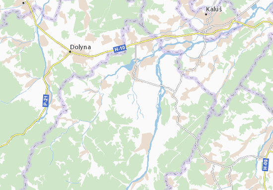 Kaart Plattegrond Tsineva