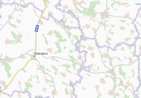 Mapa Mala Kuzhelivka