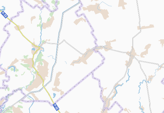 Mapa Pryadivka