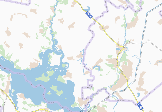 Kaart Plattegrond Dashkivka