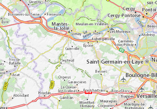 Mapa Goussonville