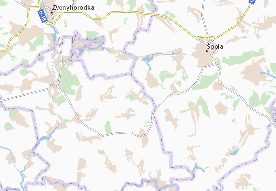 Karte Stadtplan Kyselivka