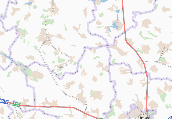 Karte Stadtplan Zoryane