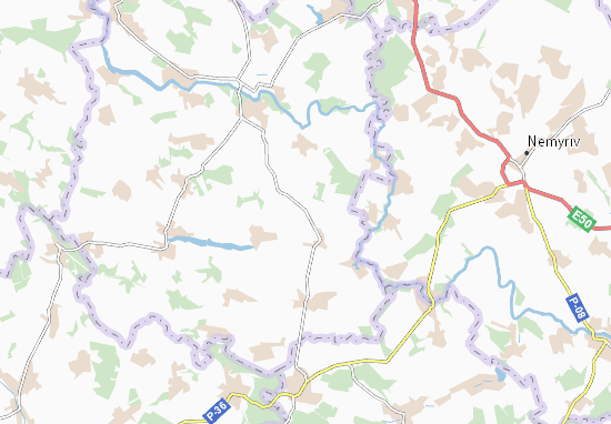 Mapa Zhakhnivka