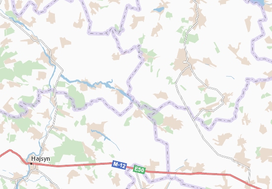 Karte Stadtplan Terlytsya