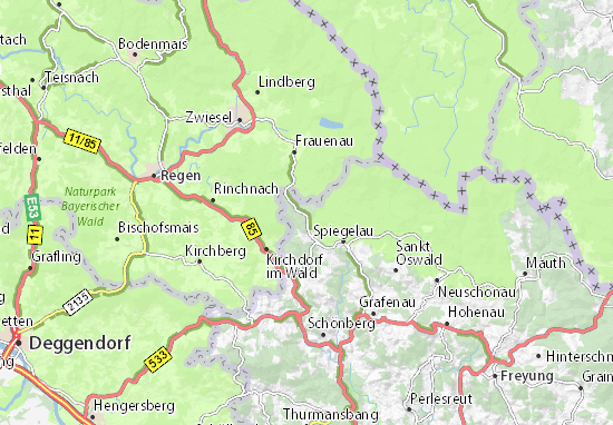 Karte Stadtplan Althütte