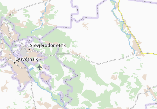 Karte Stadtplan Smolyanynove