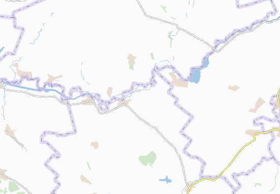 Kaart Plattegrond Chornohlazivka