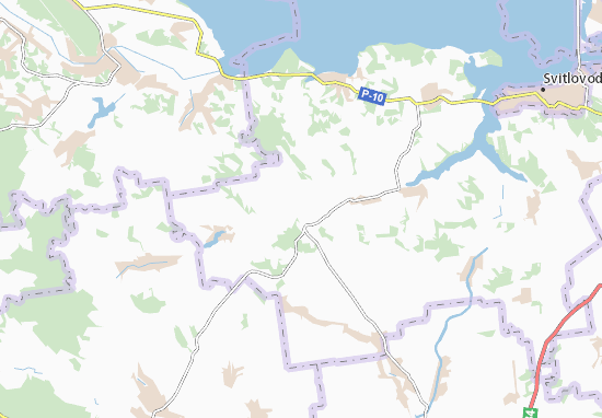 Karte Stadtplan Hlyns&#x27;k