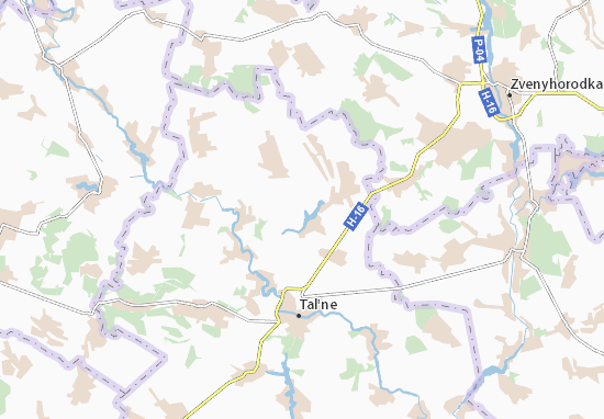 Karte Stadtplan Antonivka