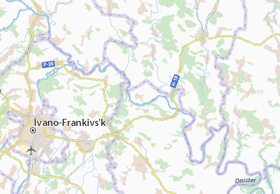Petryliv Map