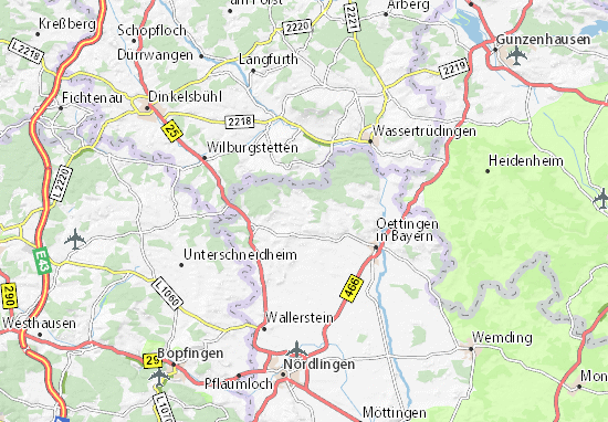 MICHELIN-Landkarte Hausen - Stadtplan Hausen - ViaMichelin