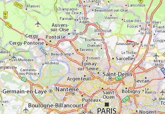 Mapa Le Plessis-Bouchard