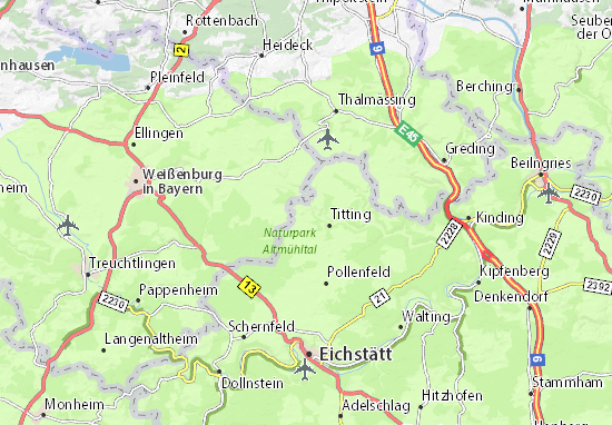 Mapa Unterkesselberg
