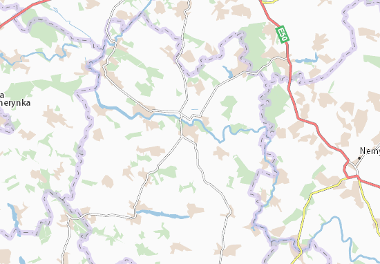 Tyvriv Map