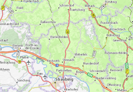 MICHELIN-Landkarte Bühl - Stadtplan Bühl - ViaMichelin