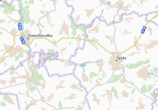 Mapa Heorhiivka