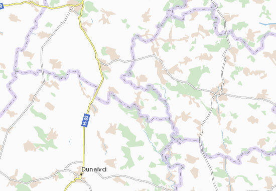 Karte Stadtplan Proskurivka