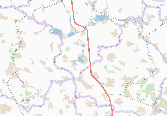 Karte Stadtplan Sokolivka