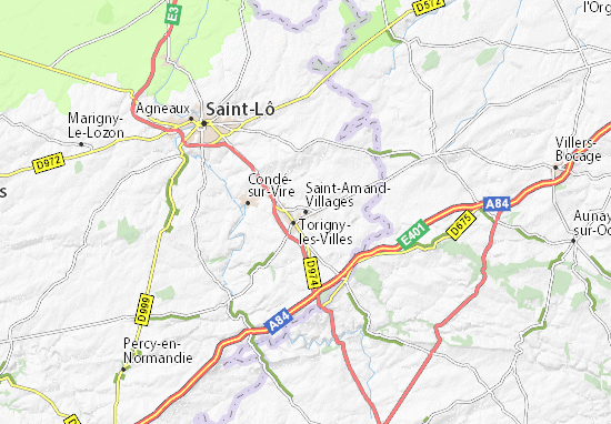 Saint-Amand-Villages Map