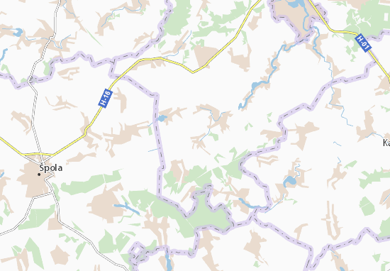Mapa Samhorodok