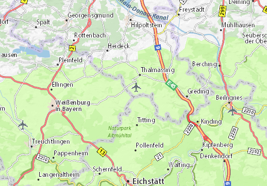 Mapa Reichersdorf