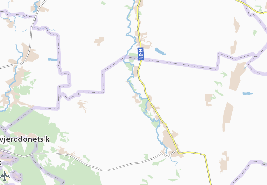 Mapa Spivakivka