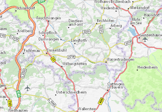 Mapa Wittelshofen